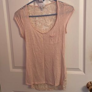 Delia’s xs ballet pink Lacey summer top